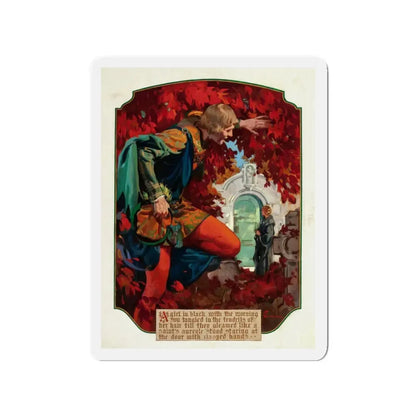 Romance illustration (Magazine Illustration) Refrigerator Magnet - The Sticker Space