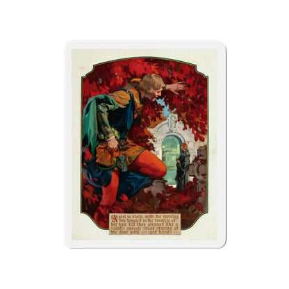 Romance illustration (Magazine Illustration) Refrigerator Magnet - The Sticker Space