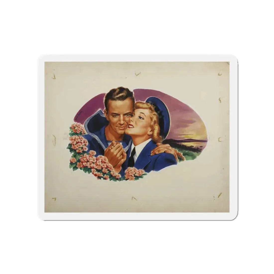 Romance Illustration_1 (Magazine Illustration) Refrigerator Magnet - The Sticker Space