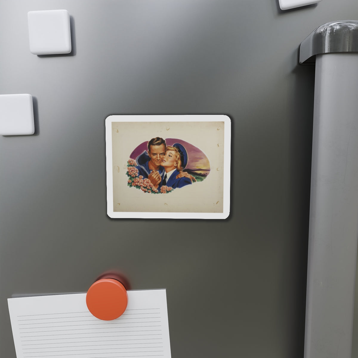 Romance Illustration_1 (Magazine Illustration) Refrigerator Magnet-The Sticker Space