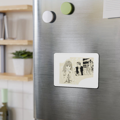 Romance Story Illustration (2) (Magazine Illustration) Refrigerator Magnet-The Sticker Space