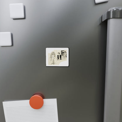 Romance Story Illustration (2) (Magazine Illustration) Refrigerator Magnet-The Sticker Space