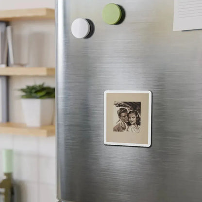Romance Story Illustration_2 (Magazine Illustration) Refrigerator Magnet - The Sticker Space