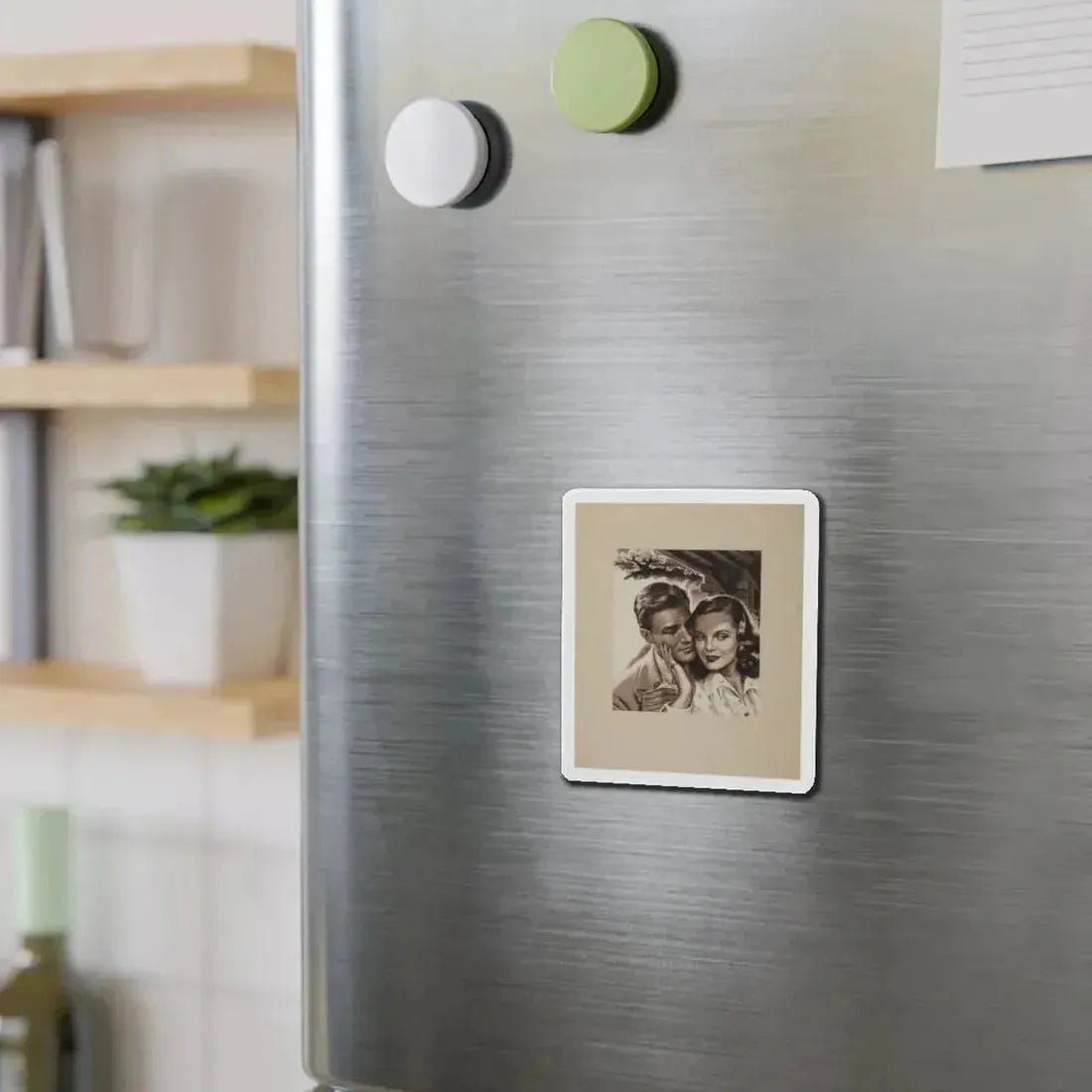 Romance Story Illustration_2 (Magazine Illustration) Refrigerator Magnet - The Sticker Space