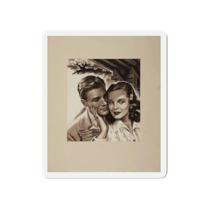 Romance Story Illustration_2 (Magazine Illustration) Refrigerator Magnet - The Sticker Space