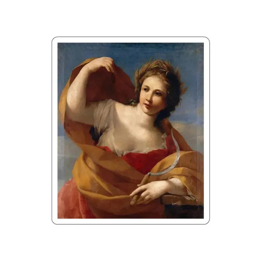 ROMANELLI, Giovanni Francesco - Ceres (Artwork) STICKER Vinyl Die-Cut Decal White Die-Cut 2 Inch - The Sticker Space