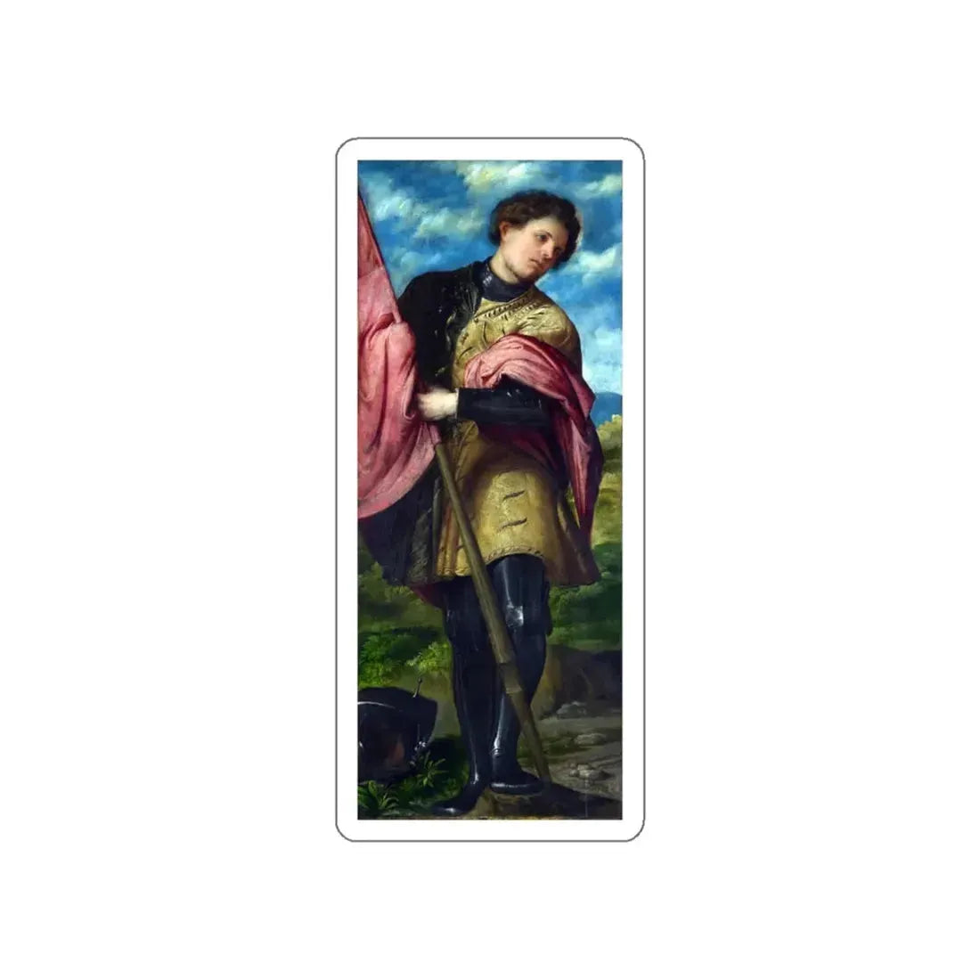 ROMANINO, Girolamo - Saint Alexander (Artwork) STICKER Vinyl Die-Cut Decal - The Sticker Space