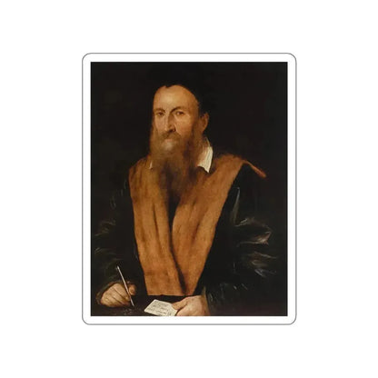 ROMANINO, Girolamo - Self-portrait (Artwork) STICKER Vinyl Die-Cut Decal White Die-Cut 4 Inch - The Sticker Space