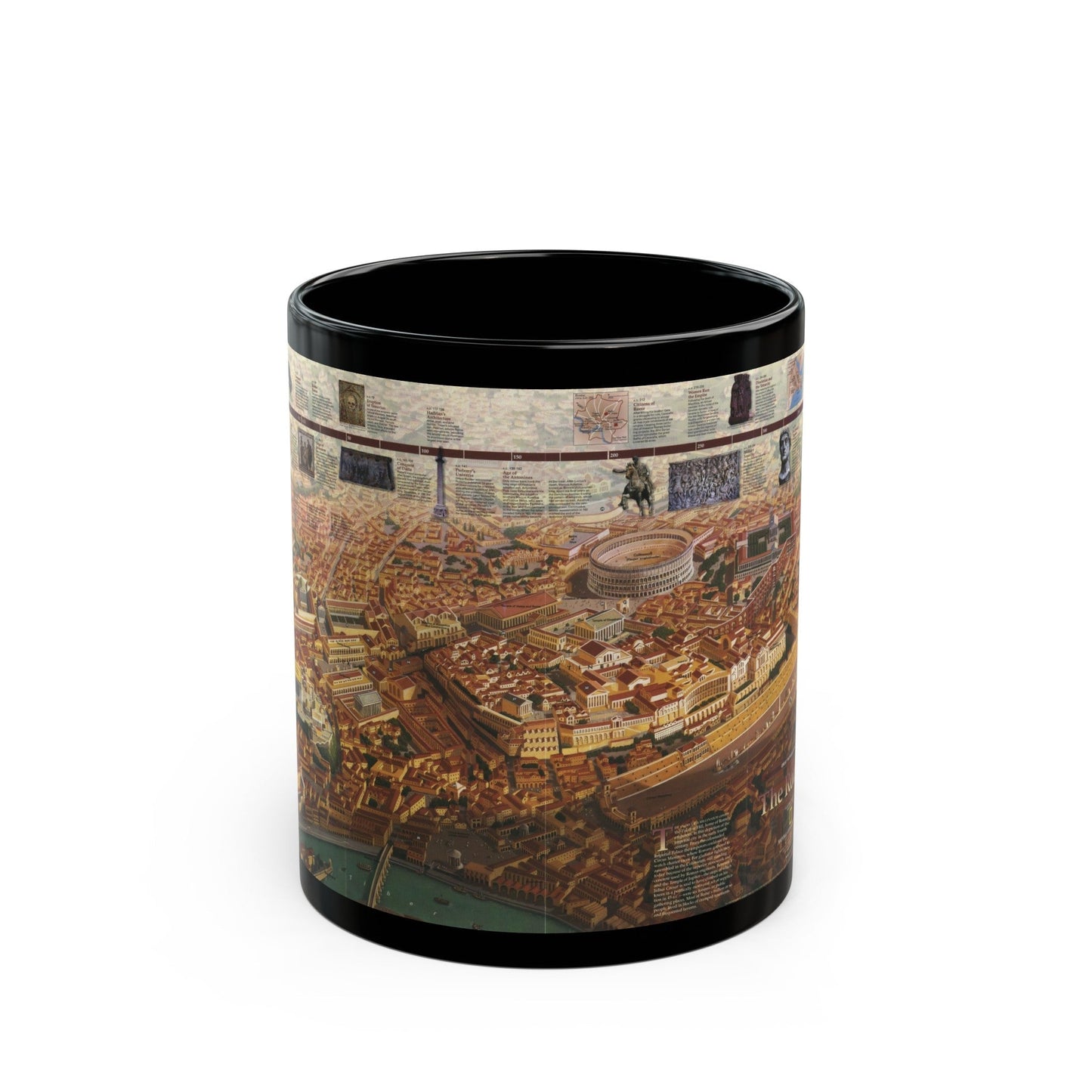 Romans, The (1997) (Map) Black Coffee Mug-11oz-The Sticker Space