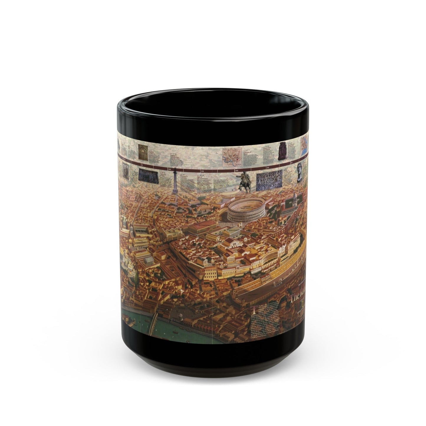 Romans, The (1997) (Map) Black Coffee Mug-15oz-The Sticker Space