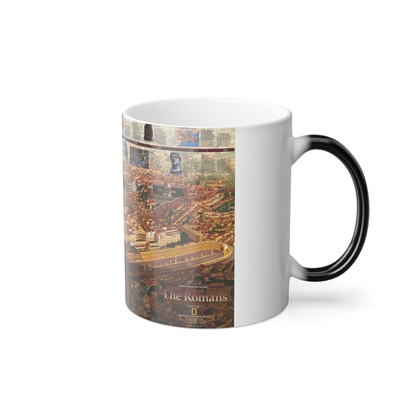 Romans, The (1997) (Map) Color Changing Mug 11oz-11oz-The Sticker Space