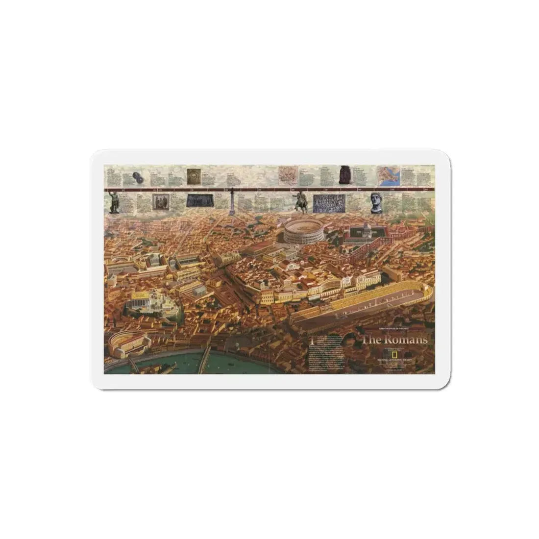 Romans, The (1997) (Map) Refrigerator Magnet - The Sticker Space