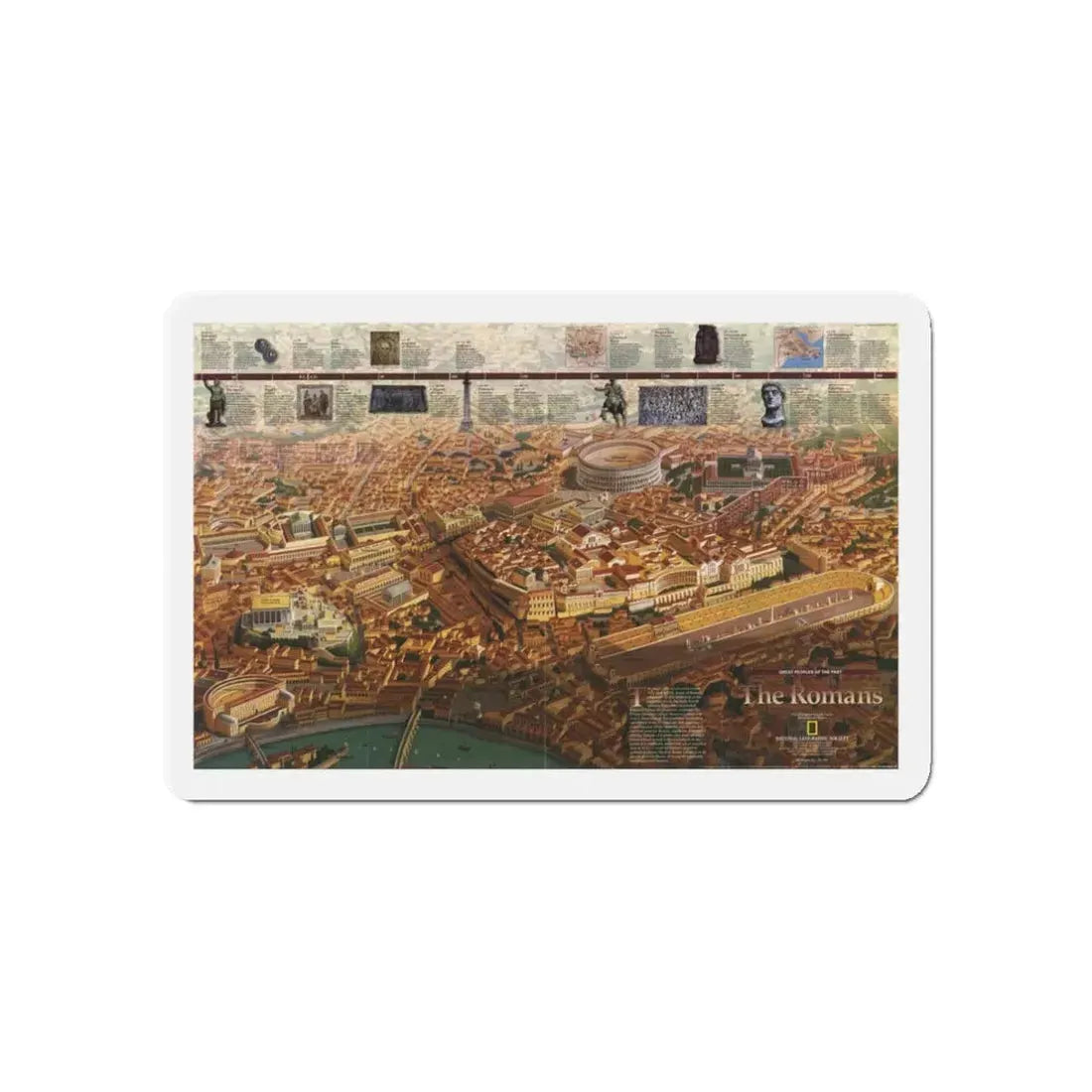 Romans, The (1997) (Map) Refrigerator Magnet - The Sticker Space