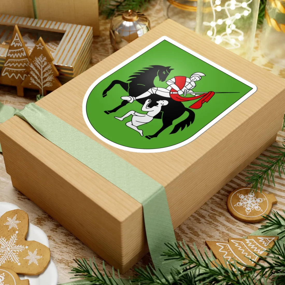 RoncoSopraAscona-coat of arms (Switzerland) (Coat of Arms) STICKER Vinyl Kiss-Cut Decal - The Sticker Space