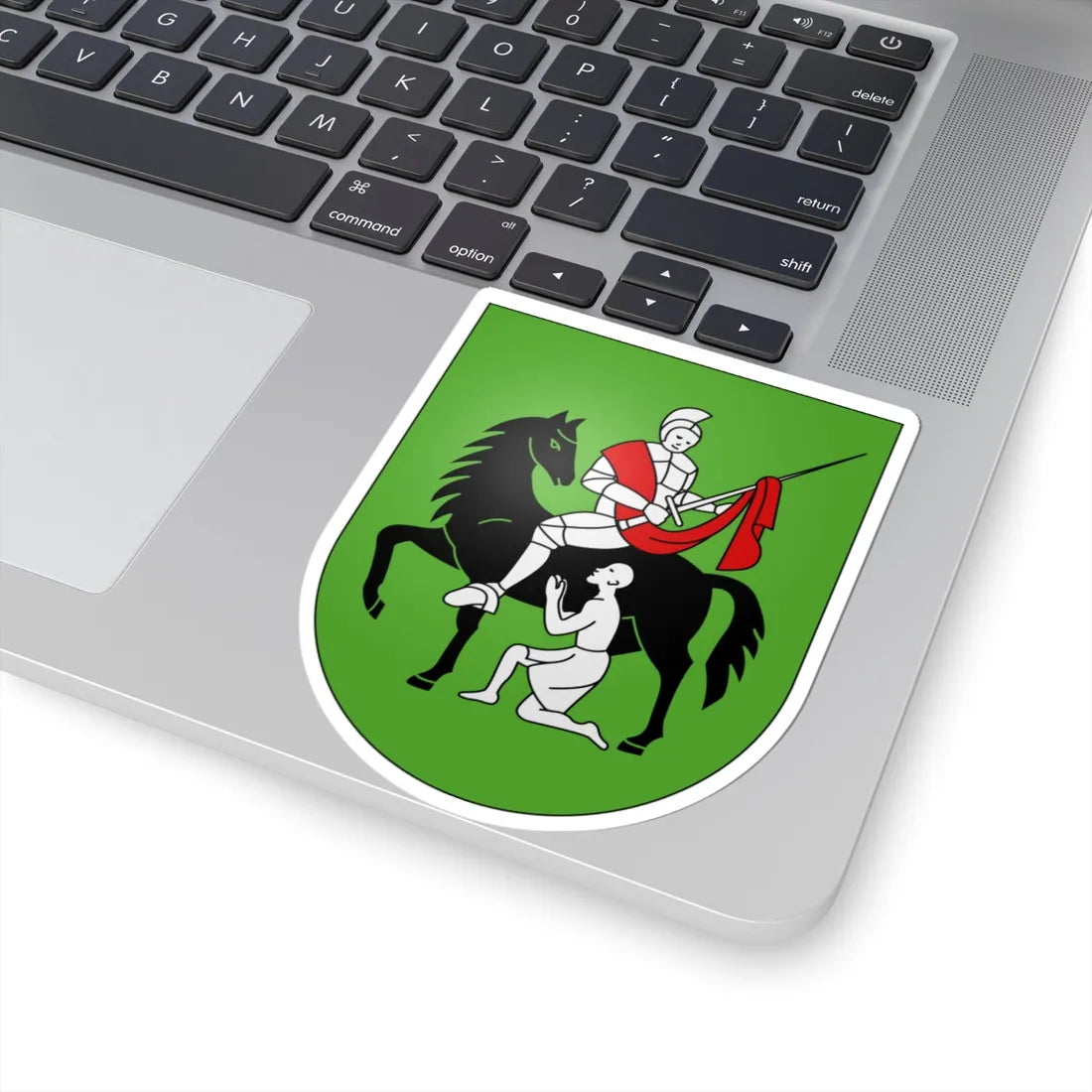 RoncoSopraAscona-coat of arms (Switzerland) (Coat of Arms) STICKER Vinyl Kiss-Cut Decal - The Sticker Space