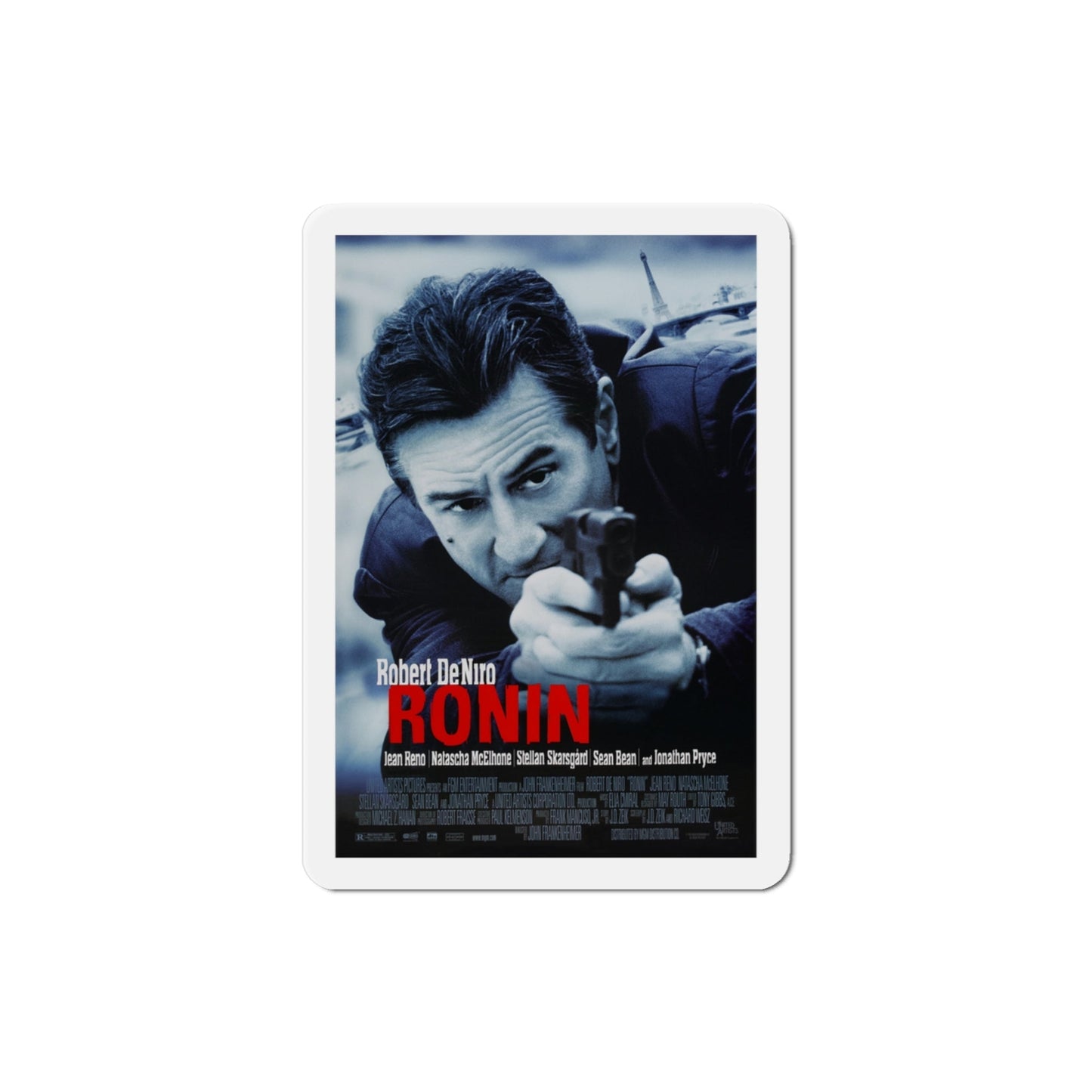 Ronin 1998 Movie Poster Die-Cut Magnet-3" x 3"-The Sticker Space