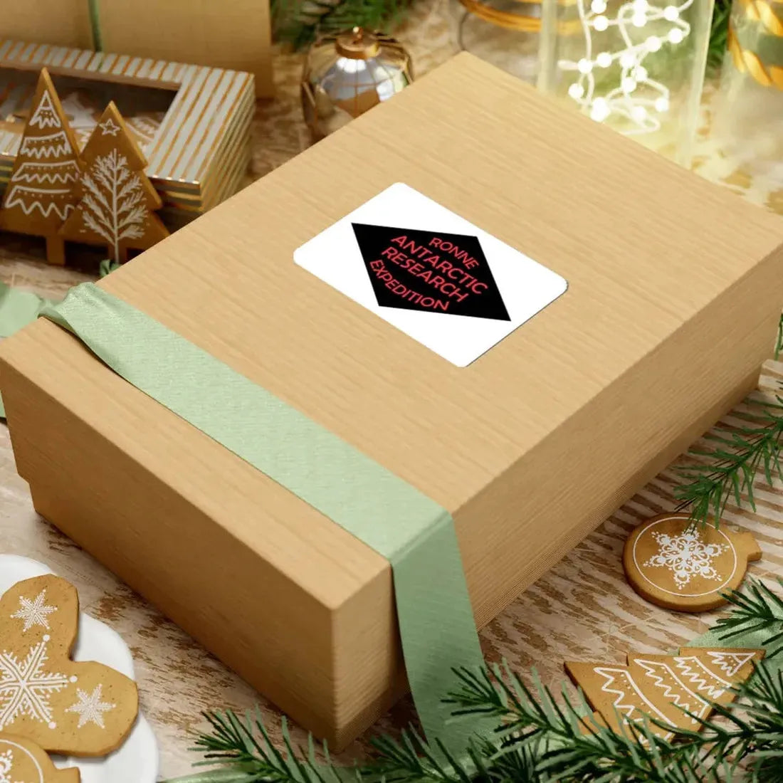 Ronne Antartic Research Expedition Flag (United States) STICKER Vinyl Kiss-Cut Decal - The Sticker Space