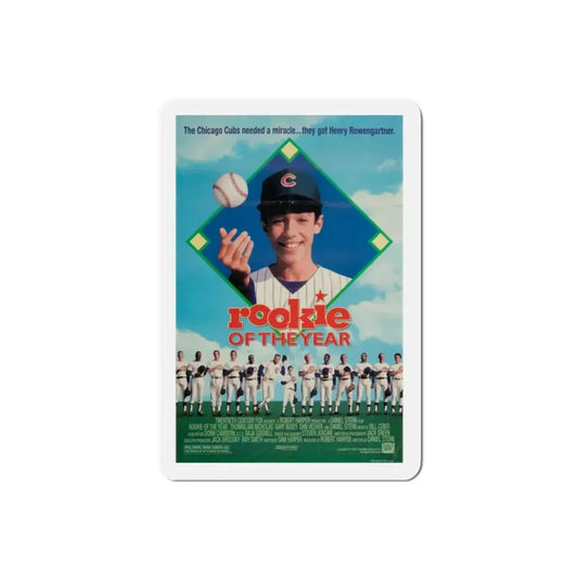 Rookie of the Year 1993 Movie Poster Refrigerator Magnet 2 Inch - The Sticker Space