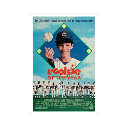 Rookie of the Year 1993 Movie Poster STICKER Vinyl Die-Cut Decal 6 Inch - The Sticker Space