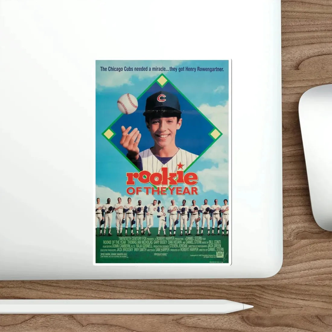 Rookie of the Year 1993 Movie Poster STICKER Vinyl Die-Cut Decal - The Sticker Space