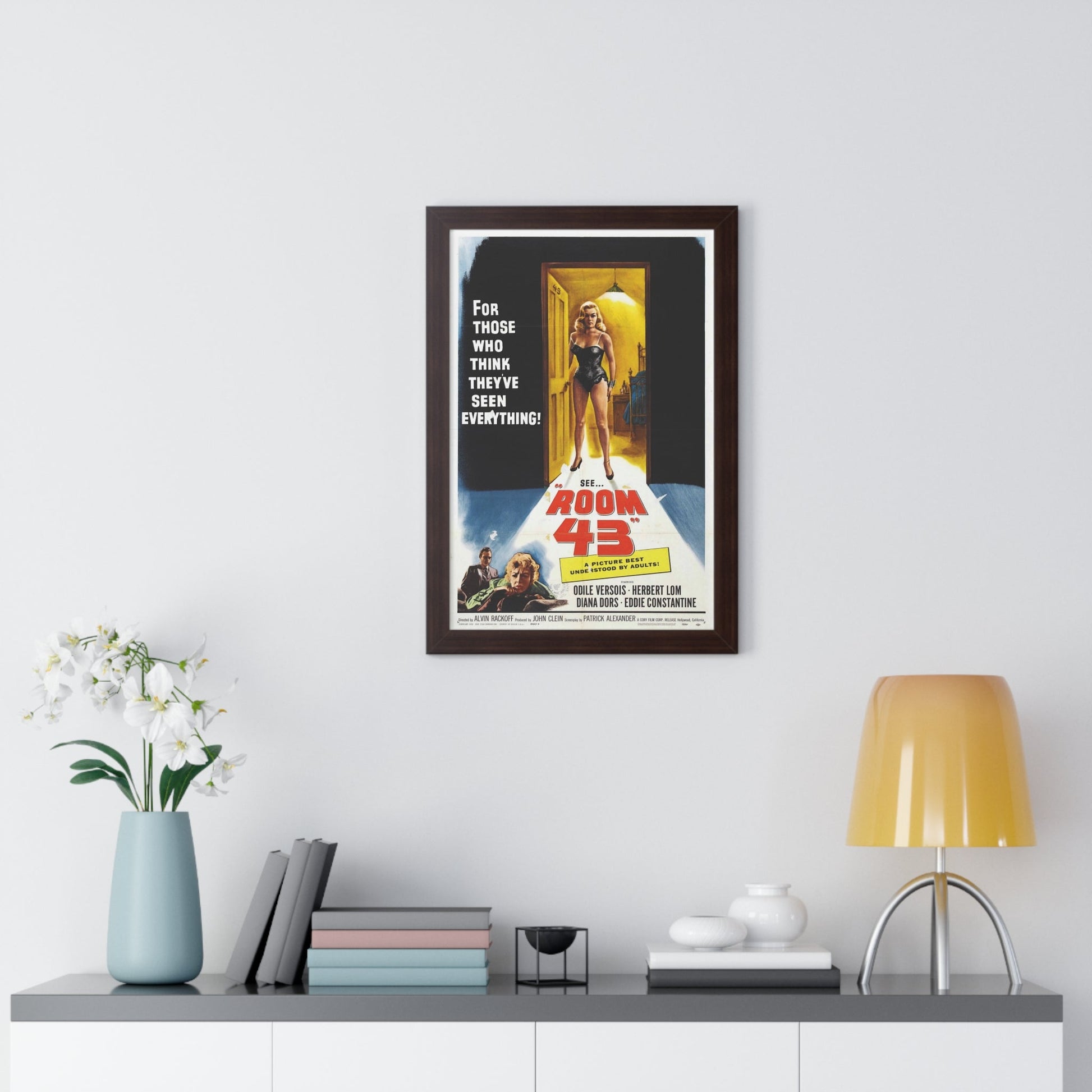 ROOM 43 1958 - Framed Movie Poster-The Sticker Space