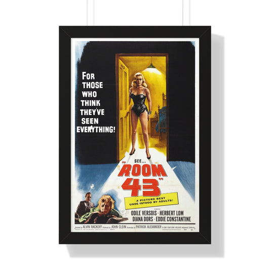 ROOM 43 1958 - Framed Movie Poster-16″ x 24″-The Sticker Space