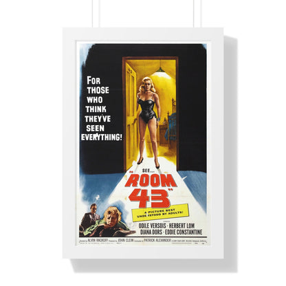 ROOM 43 1958 - Framed Movie Poster-16″ x 24″-The Sticker Space