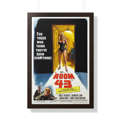 ROOM 43 1958 - Framed Movie Poster-20" x 30"-The Sticker Space