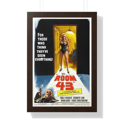 ROOM 43 1958 - Framed Movie Poster - The Sticker Space