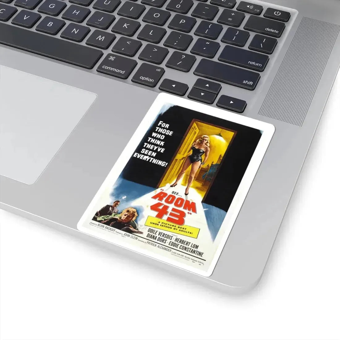 ROOM 43 1958 Movie Poster - STICKER Vinyl Kiss-Cut Decal - The Sticker Space