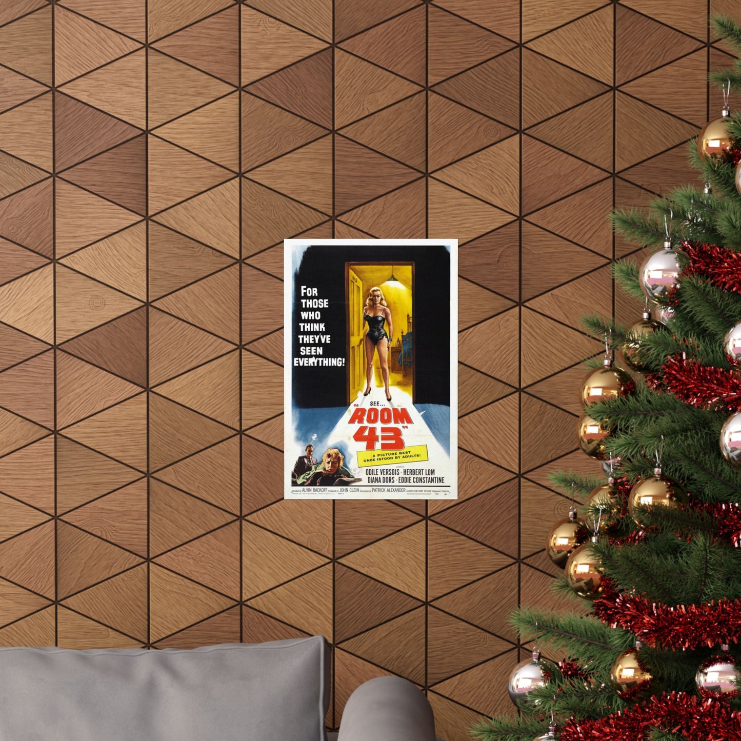 ROOM 43 1958 - Paper Movie Poster-The Sticker Space