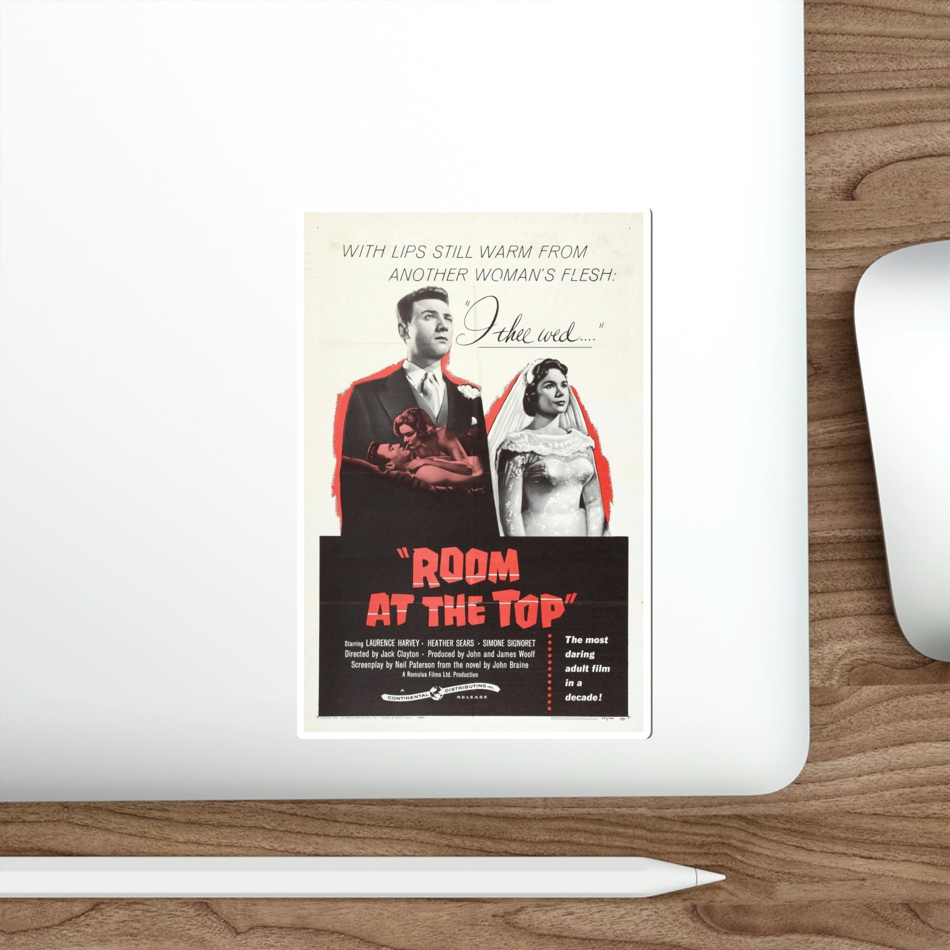 Room at the Top 1959 Movie Poster STICKER Vinyl Die-Cut Decal-The Sticker Space