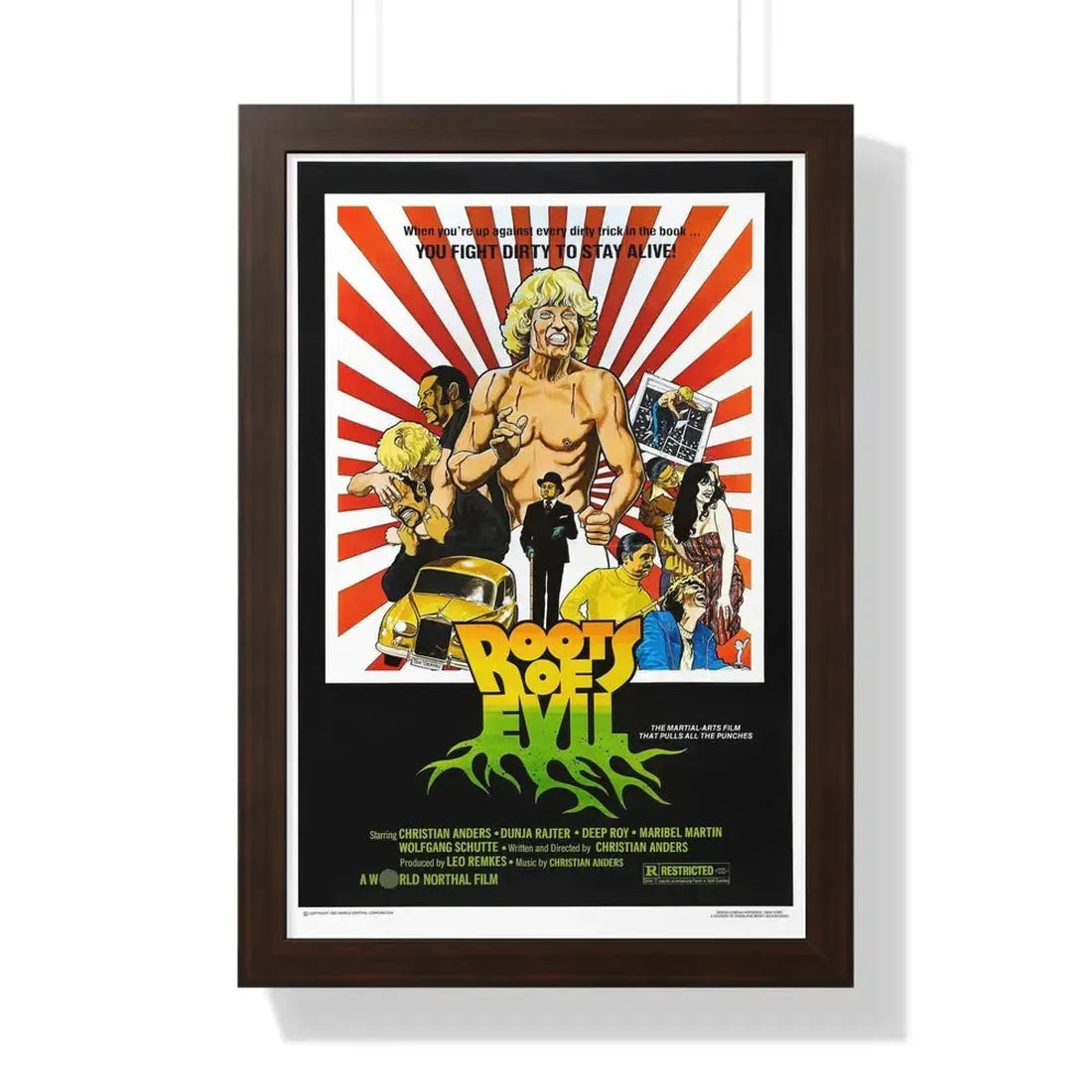 ROOTS OF EVIL 1979 - Framed Movie Poster - The Sticker Space