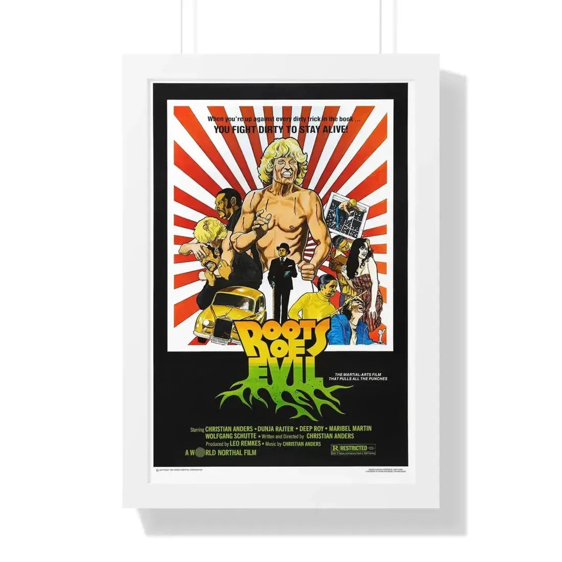 ROOTS OF EVIL 1979 - Framed Movie Poster - The Sticker Space