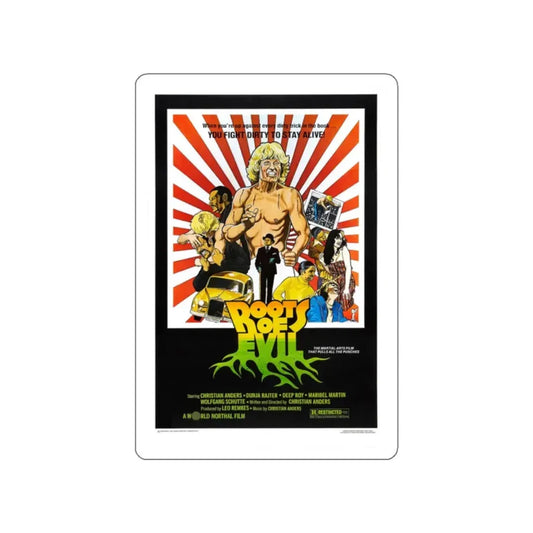 ROOTS OF EVIL 1979 Movie Poster STICKER Vinyl Die-Cut Decal 2 Inch - The Sticker Space