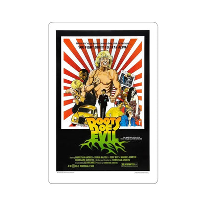 ROOTS OF EVIL 1979 Movie Poster - STICKER Vinyl Kiss-Cut Decal 3 Inch White - The Sticker Space