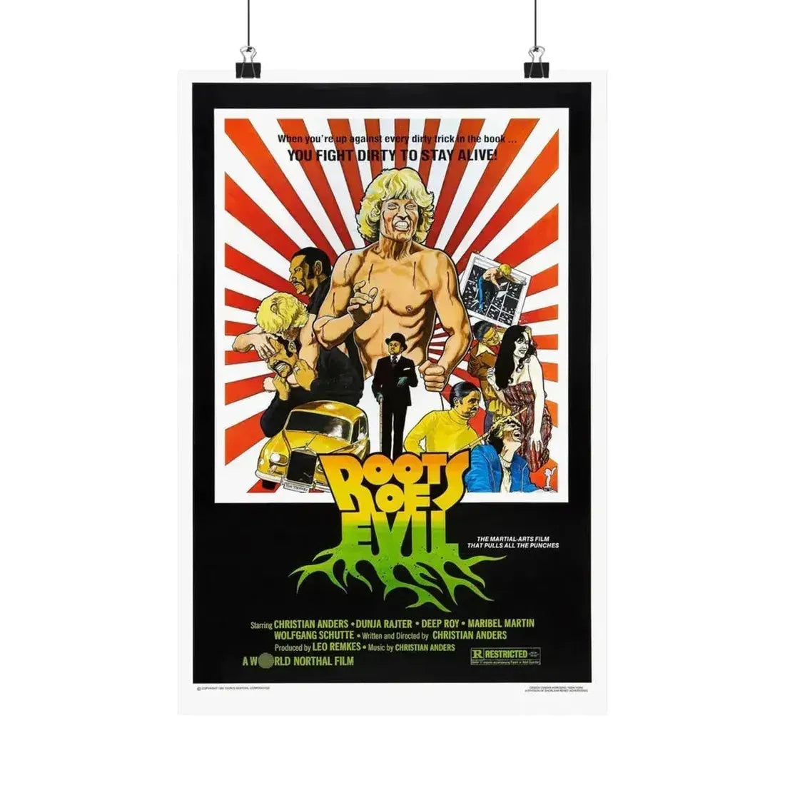 ROOTS OF EVIL 1979 - Paper Movie Poster 12″ x 18″ Matte - The Sticker Space