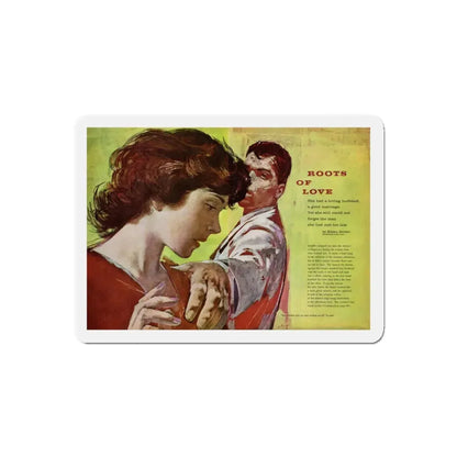 Roots of Love, Redbook, September 1959 (Magazine Illustration) Refrigerator Magnet - The Sticker Space