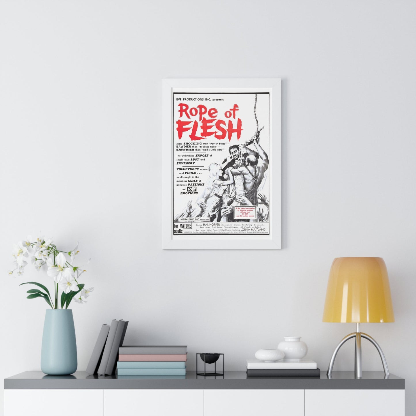 ROPE OF FLESH (MUDHONEY) 1965 - Framed Movie Poster-The Sticker Space