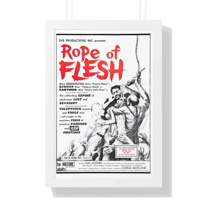 ROPE OF FLESH (MUDHONEY) 1965 - Framed Movie Poster - The Sticker Space