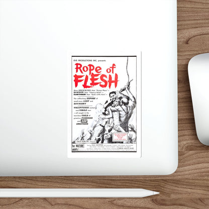 ROPE OF FLESH (MUDHONEY) 1965 Movie Poster STICKER Vinyl Die-Cut Decal-The Sticker Space