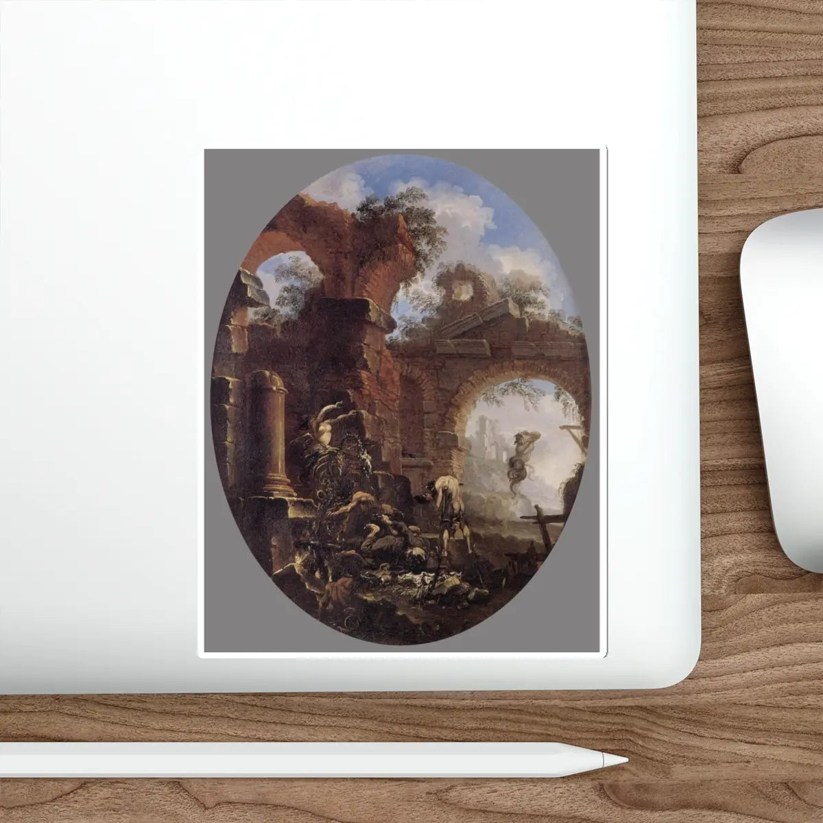 SKU:20707966669936710580 Sticker types:White Shape:Die-Cut Sizes:6" × 6"