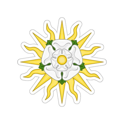 Rose en Soleil Badge of York STICKER Vinyl Die-Cut Decal 2 Inch - The Sticker Space