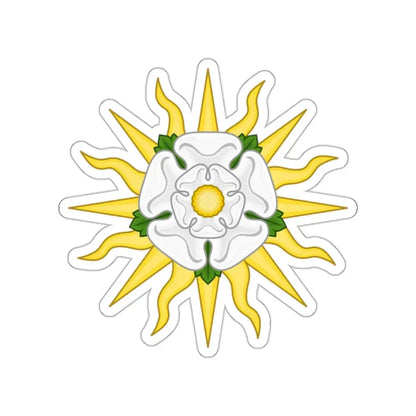 Rose en Soleil Badge of York STICKER Vinyl Die-Cut Decal - The Sticker Space