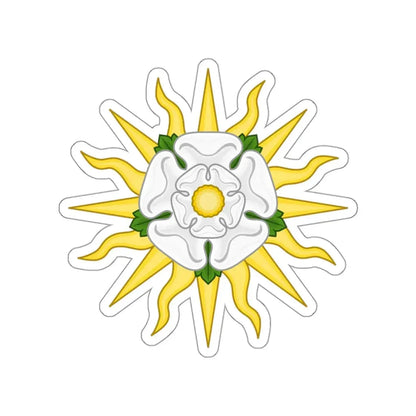 Rose en Soleil Badge of York STICKER Vinyl Die-Cut Decal - The Sticker Space
