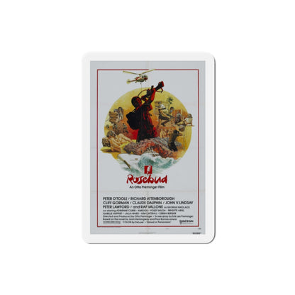 Rosebud 1975 Movie Poster Die-Cut Magnet-2 Inch-The Sticker Space