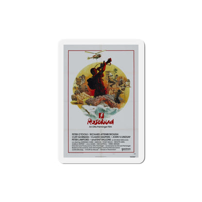 Rosebud 1975 Movie Poster Die-Cut Magnet-3 Inch-The Sticker Space