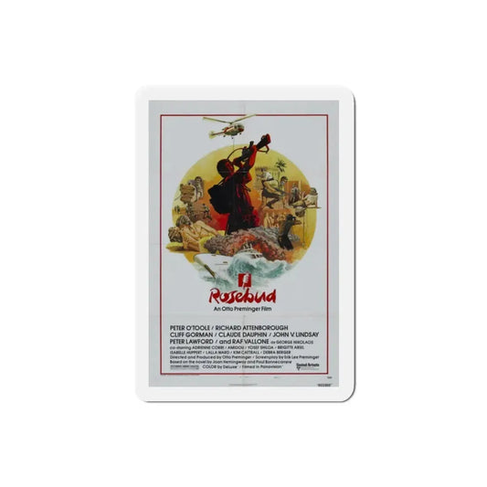 Rosebud 1975 Movie Poster Refrigerator Magnet 2 Inch - The Sticker Space