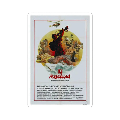 Rosebud 1975 Movie Poster STICKER Vinyl Die-Cut Decal 3 Inch - The Sticker Space