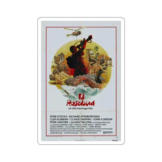 Rosebud 1975 Movie Poster STICKER Vinyl Die-Cut Decal 6 Inch - The Sticker Space